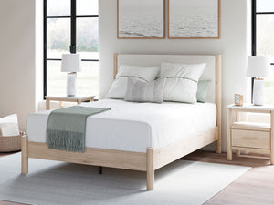 Cadmori - Upholstered Panel Bed - R&R Furniture Gallery (Fountain Valley, CA)