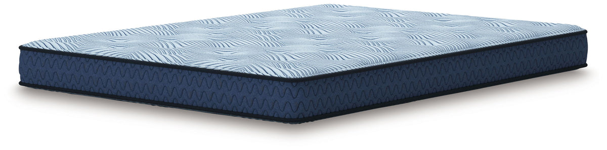 Sierra Sleep® by Ashley Peak 2.0 Bonnell hybrid mattress showing a plush, layered surface with quilted top and supportive edges.
