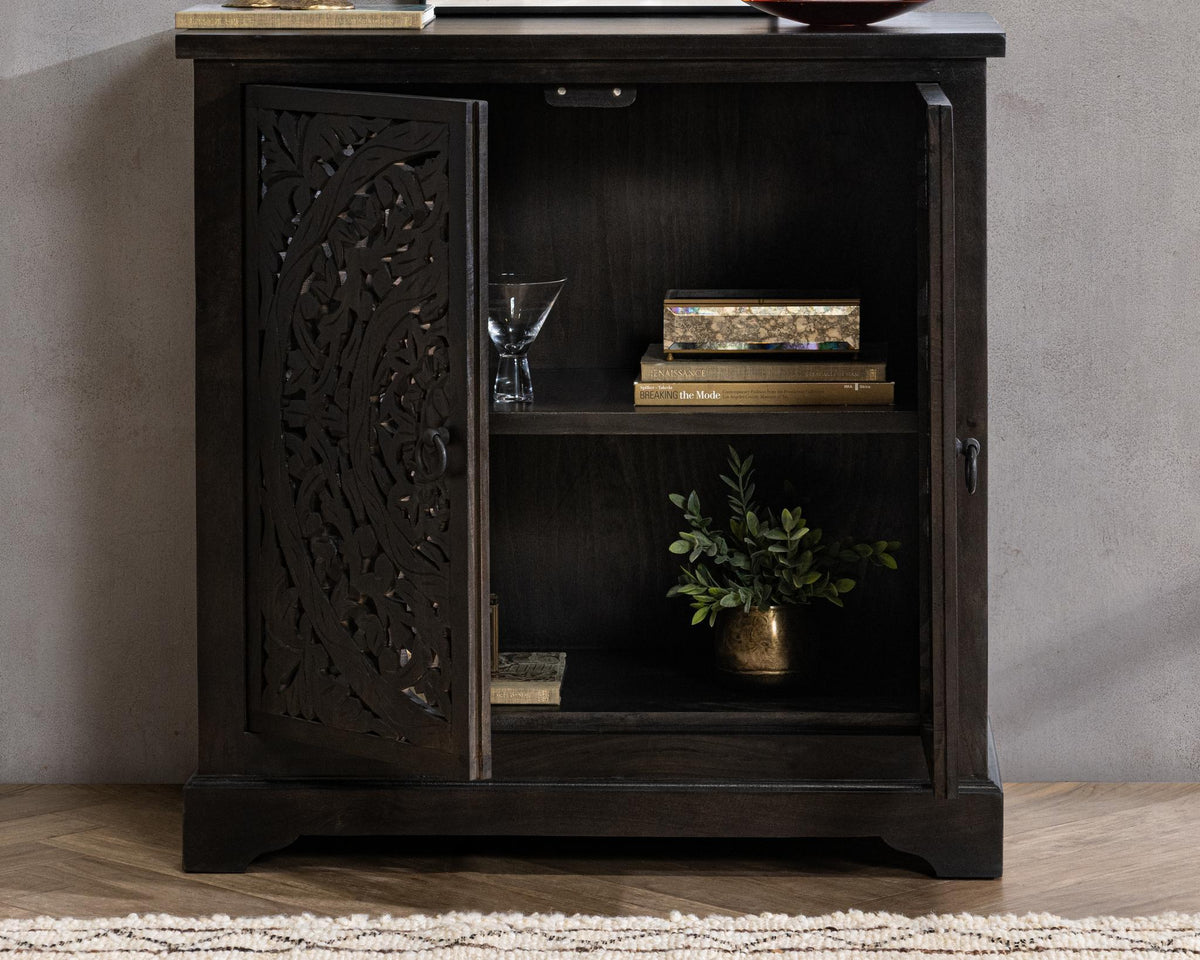 Harmony - 2 Door Sideboard - Harvest Walnut - R&R Furniture Gallery (Fountain Valley, CA)