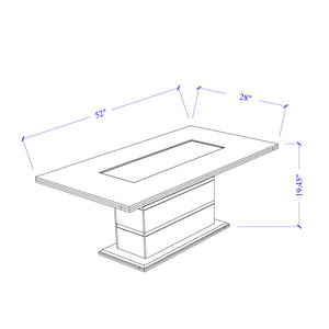 Ariya - Coffee Table - Dark Gray