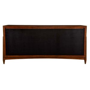 Tiger Eye - 6 Drawer 1 Door Chest - Woodtone