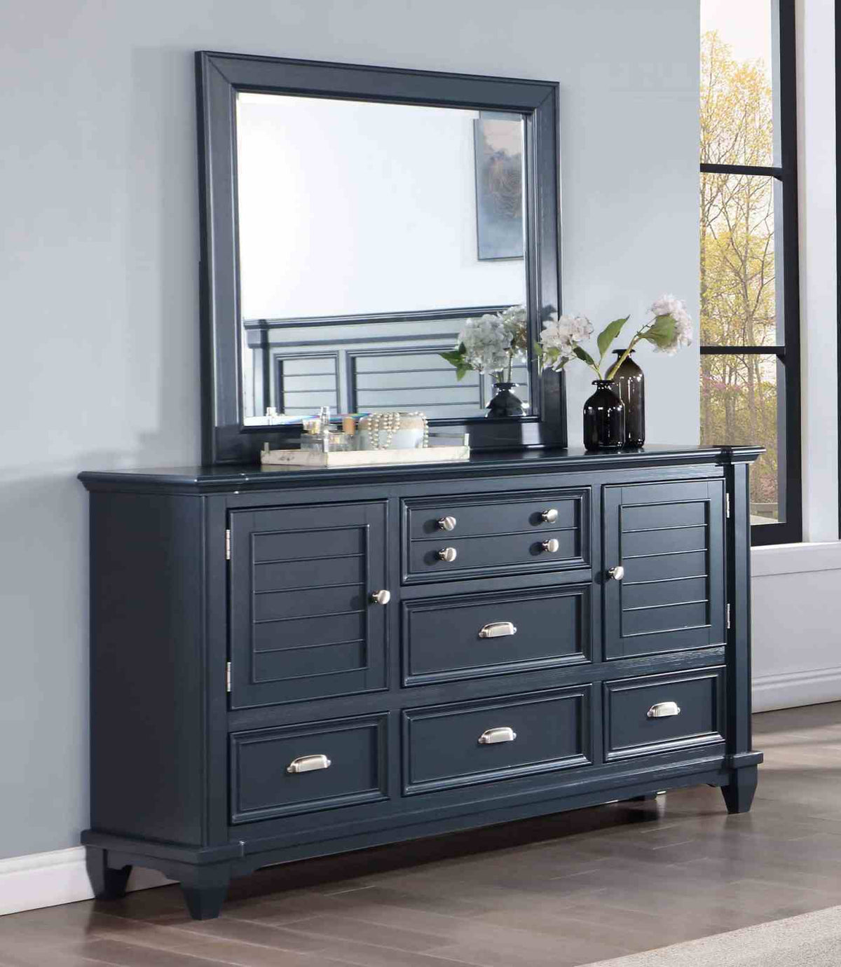 Manzanillo - Dresser, Slate Blue