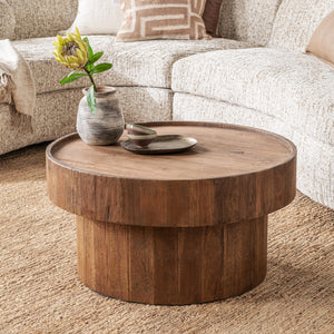 Classic Home Sonora coffee table with a sleek wooden surface and modern design, perfect for living room decor.
