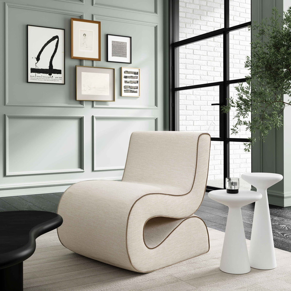 Senna - Basketweave Accent Chair - R&R Furniture Gallery (Fountain Valley, CA)