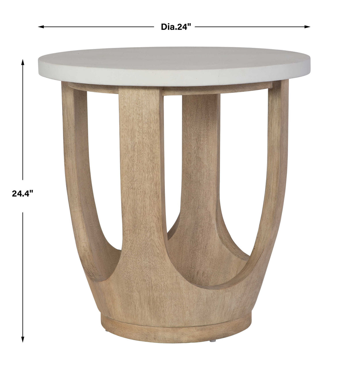 Tatli - Stone Top Side Table