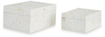 Aldenburg - Box Set (Set of 2) - Cream - R&R Furniture Gallery (Fountain Valley, CA)
