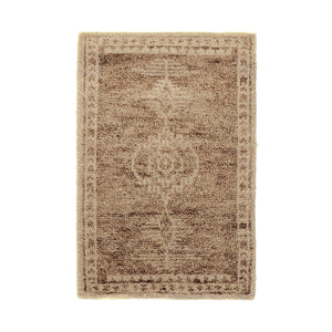 Classic Home Luxor Cairo hand-knotted rug with intricate geometric patterns, woven in warm earthy tones for elegant home decor.
