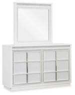 Chalanna - Dresser And Mirror - White - R&R Furniture Gallery (Fountain Valley, CA)