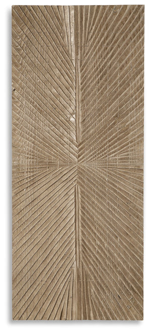 Lenora - Wall Decor - Distressed Brown - R&R Furniture Gallery (Fountain Valley, CA)