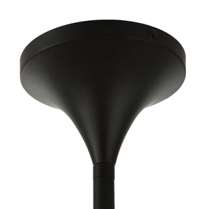 Dewdrop - 1 Light Glass Shade Pendant - Black