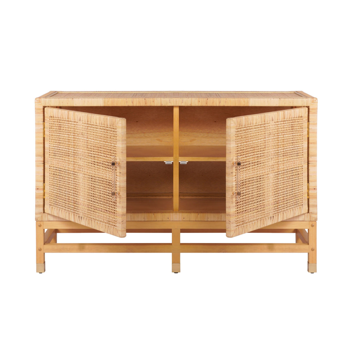 Amara - Woven Rattan Buffet - R&R Furniture Gallery (Fountain Valley, CA)