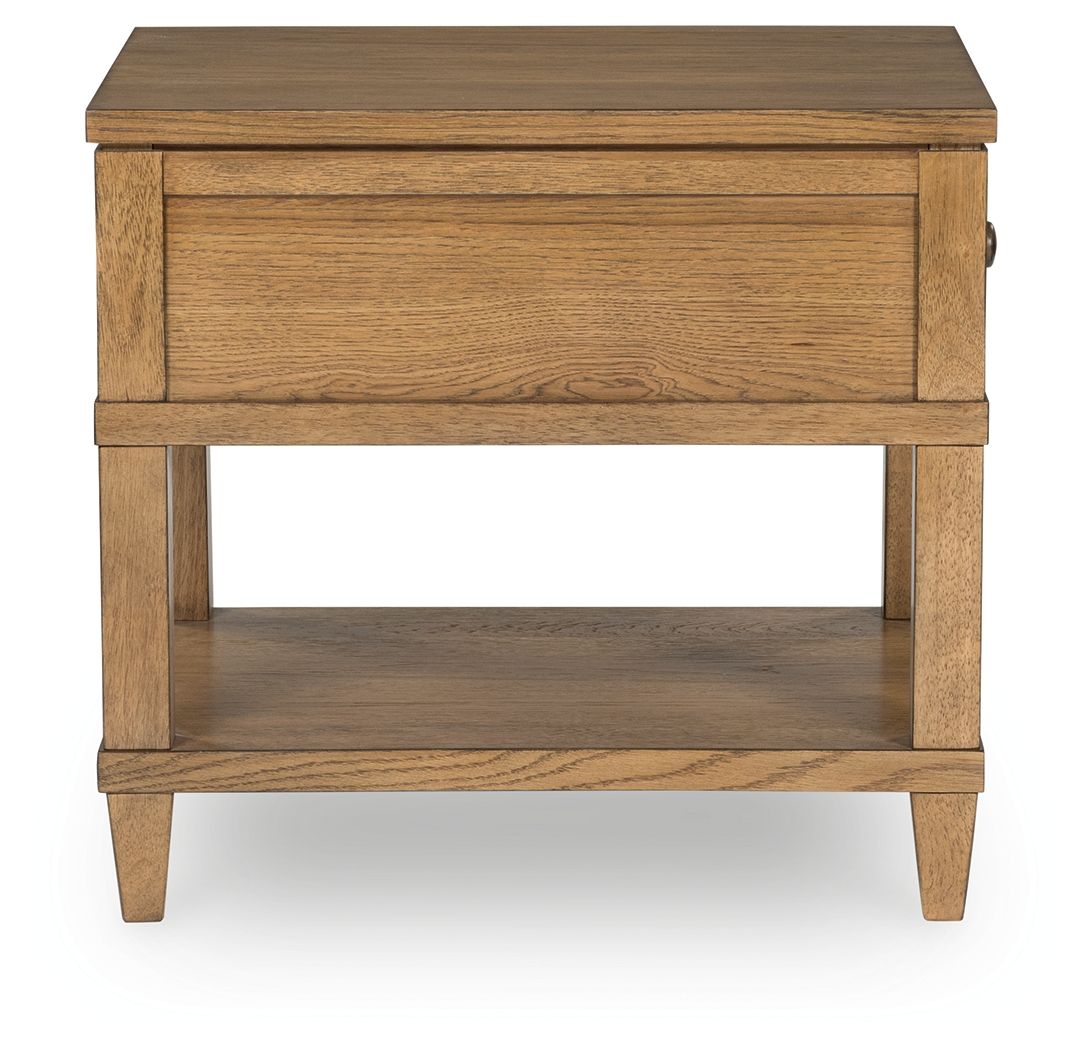 Sharlance - Rectangular End Table - Light Brown - R&R Furniture Gallery (Fountain Valley, CA)