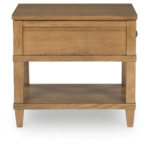 Sharlance - Rectangular End Table - Light Brown - R&R Furniture Gallery (Fountain Valley, CA)