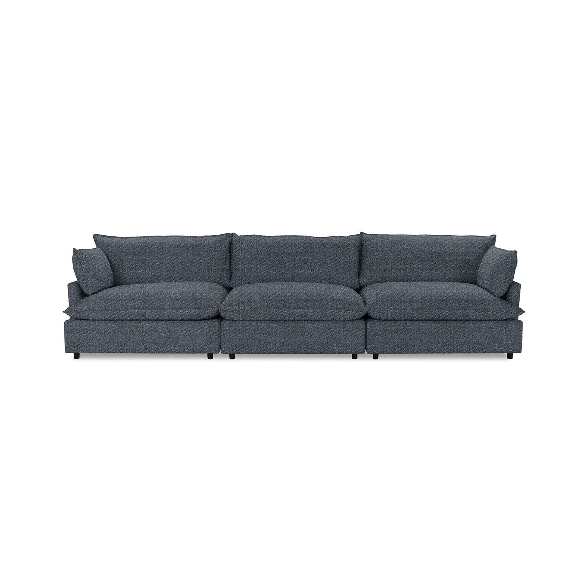 Classic Home Caplan modular sectional sofa with beige fabric upholstery, featuring multiple seating sections and plush cushions.