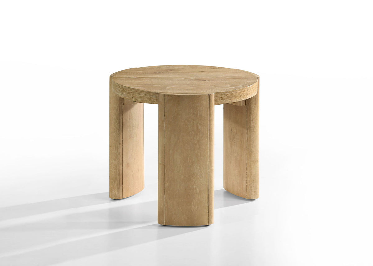 Poltimore - Round End Table, Oak