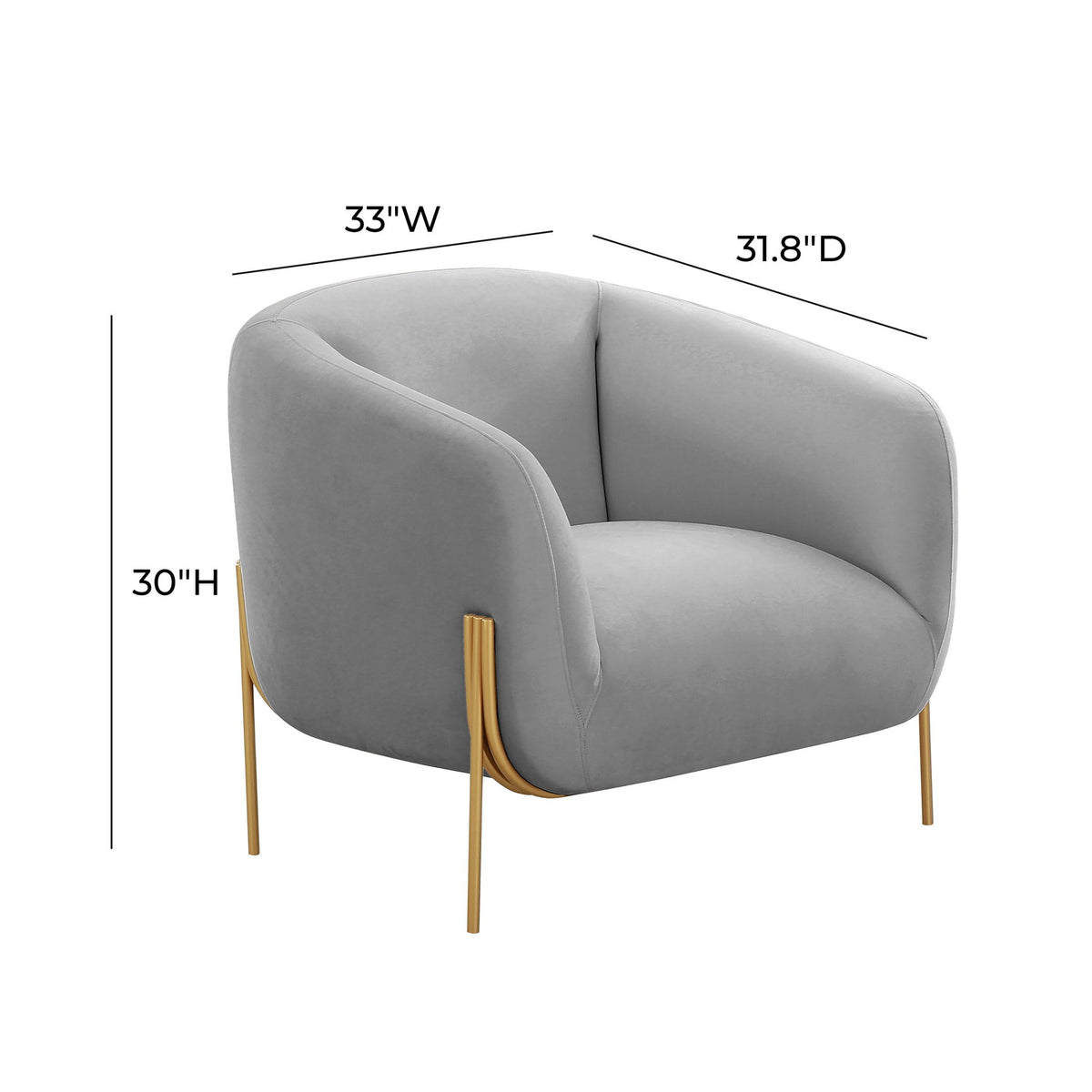 Kandra - Velvet Accent Chair - R&R Furniture Gallery (Fountain Valley, CA)