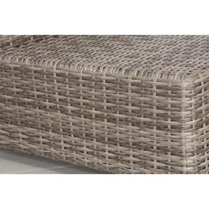 Wicker Sectional Seating Group With Cushions - Gray Mix