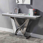 Villarsglane - Sofa Table, Chrome