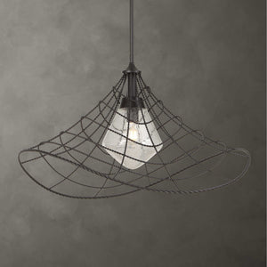 Whirlwind - 1 Light Indoor-Outdoor Pendant - Dark Bronze