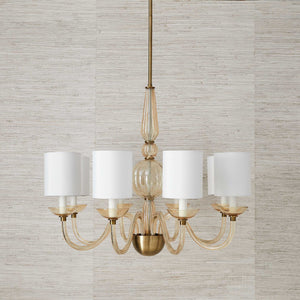 Palazzo - 8 Light Chandelier - Brass / Yellow