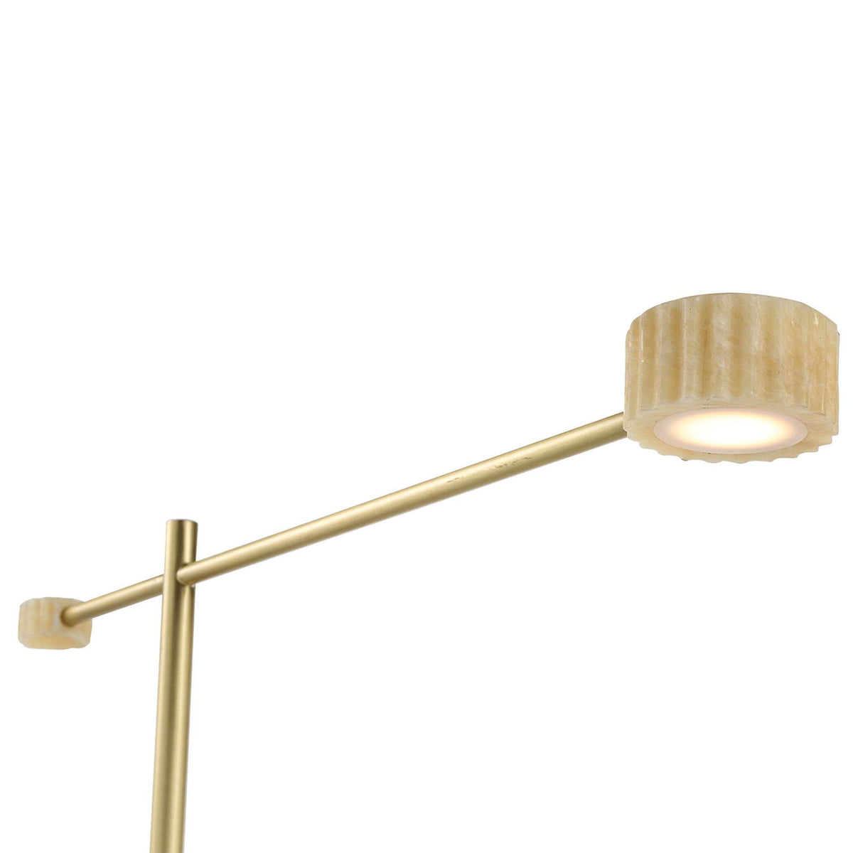 Floral Dollop - Floor Lamp - Gold