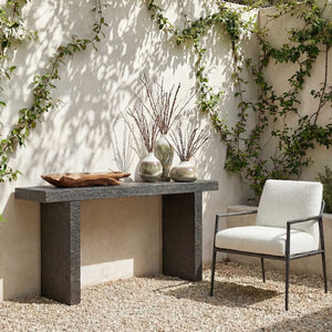 Hagan - Indoor-Outdoor Console Table - Slate