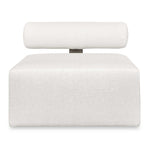 Bolster Back - Armless Outdoor Sofa - White