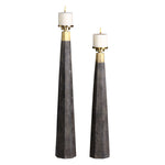 Pons - Candleholders (Set of 2) - Gray