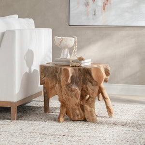 Cypress - Teak Root End Table