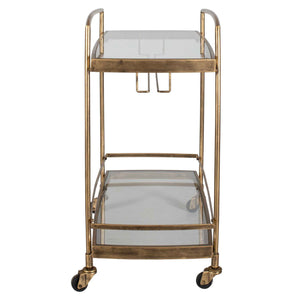 Scarritt - Bar Cart - Antique Brass