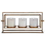 Wenman - Triple Candleholder - Gold