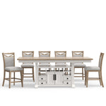 Americana Modern Dining - Dining Set - R&R Furniture Gallery (Fountain Valley, CA)