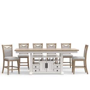 Americana Modern Dining - Dining Set - R&R Furniture Gallery (Fountain Valley, CA)