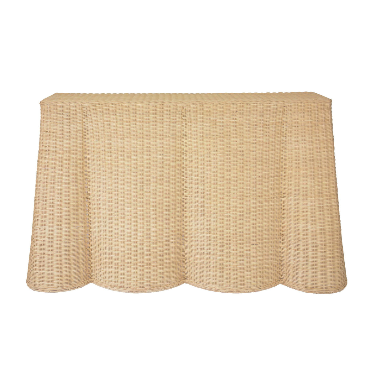 Egan - Rattan Console Table - Natural - R&R Furniture Gallery (Fountain Valley, CA)