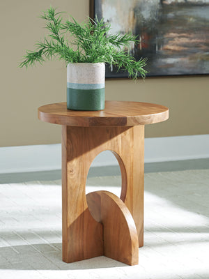 Hollbourne - Accent Table - Brown - R&R Furniture Gallery (Fountain Valley, CA)