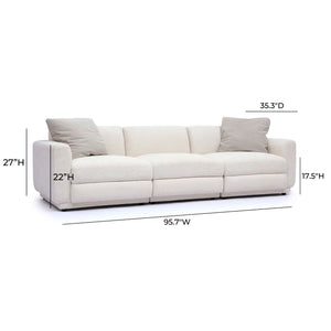 Perry - Modular Sofa - Cream - R&R Furniture Gallery (Fountain Valley, CA)