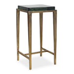 Preston - Square Accent Table - Brass,Gold