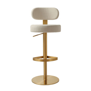 Primrose - Adjustable Stool - Cream - R&R Furniture Gallery (Fountain Valley, CA)