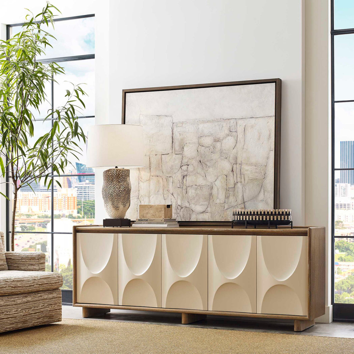 Domino - Cachepot - Black / Bronze / Brown
