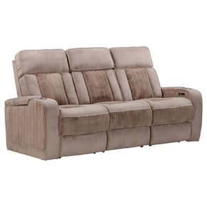 Equinox - Power Reclining Sofa With Drop Down Table - R&R Furniture Gallery (Fountain Valley, CA)