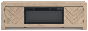 Cayboni - LG TV Stand With Fireplace Option - R&R Furniture Gallery (Fountain Valley, CA)