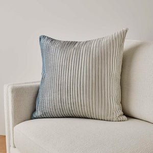 Fade Out - Velvet Pillow - Blue