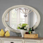 Arcadia - Mirror, Oval, Antique White