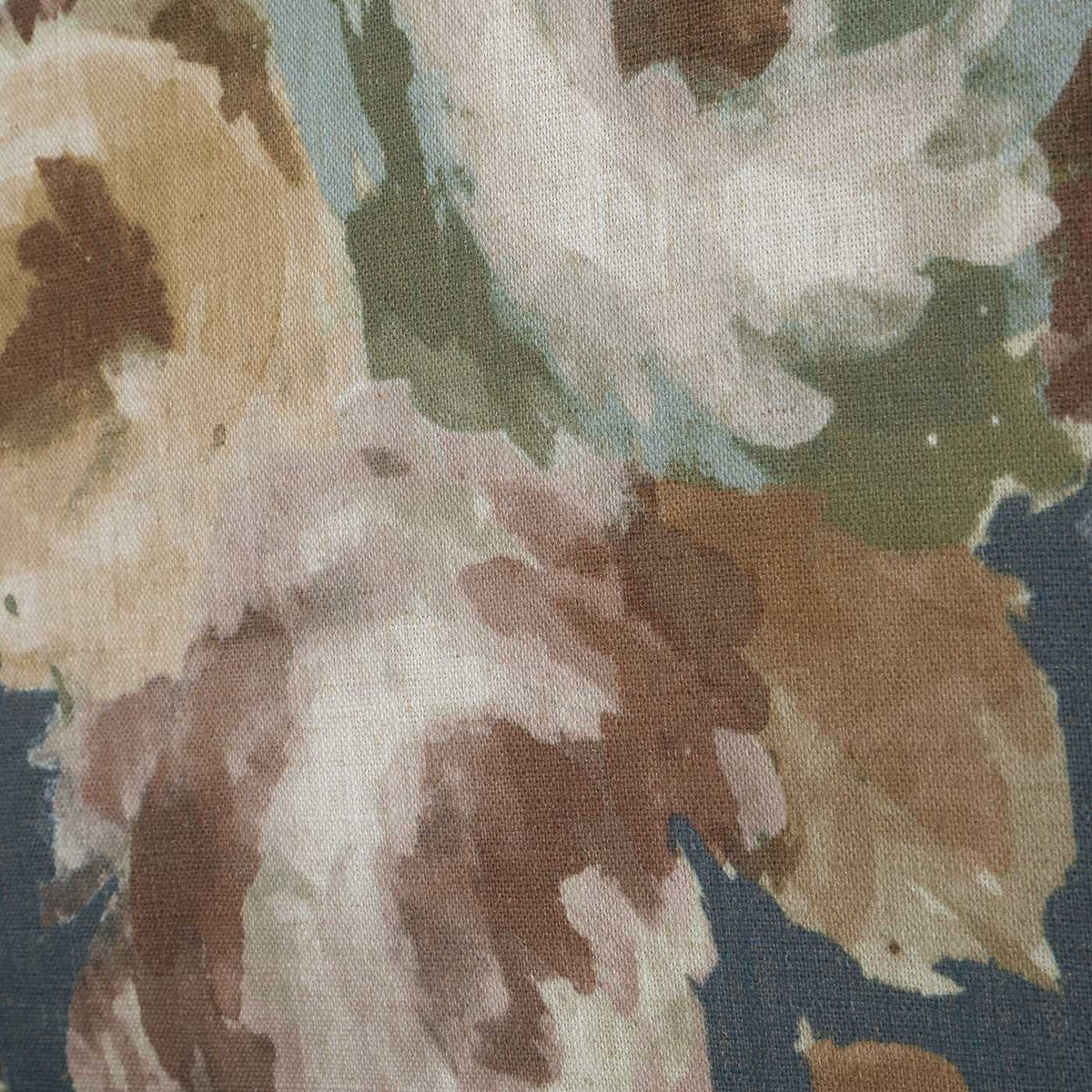 Lainey - Floral Upholstered Armchair - Blue