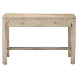 Flores - 2 Drawer Makeup Vanity Table - Mango Color