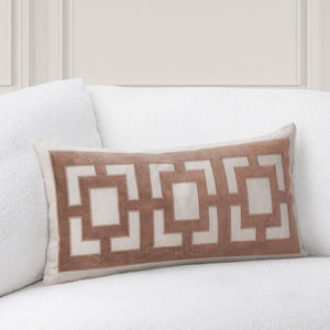 Classic Home Corbin accent pillow with a soft, textured fabric and decorative design, perfect for cozy living room decor.