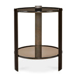 Hanson - Side Table - Bronze & Dark Glass