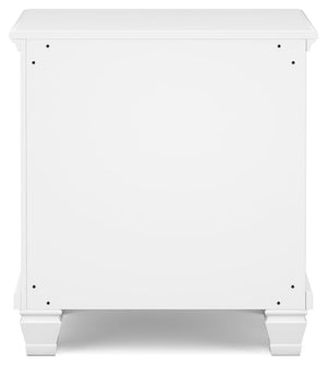 Fortman - Two Drawer Night Stand - White - R&R Furniture Gallery (Fountain Valley, CA)