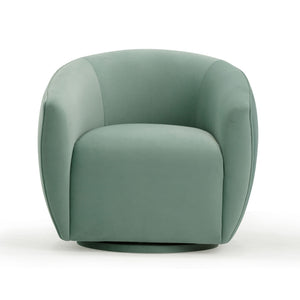 Jordan - Velvet Swivel Chair - R&R Furniture Gallery (Fountain Valley, CA)