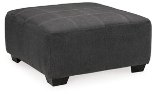 Ambee - Oversized Accent Ottoman - Slate - R&R Furniture Gallery (Fountain Valley, CA)